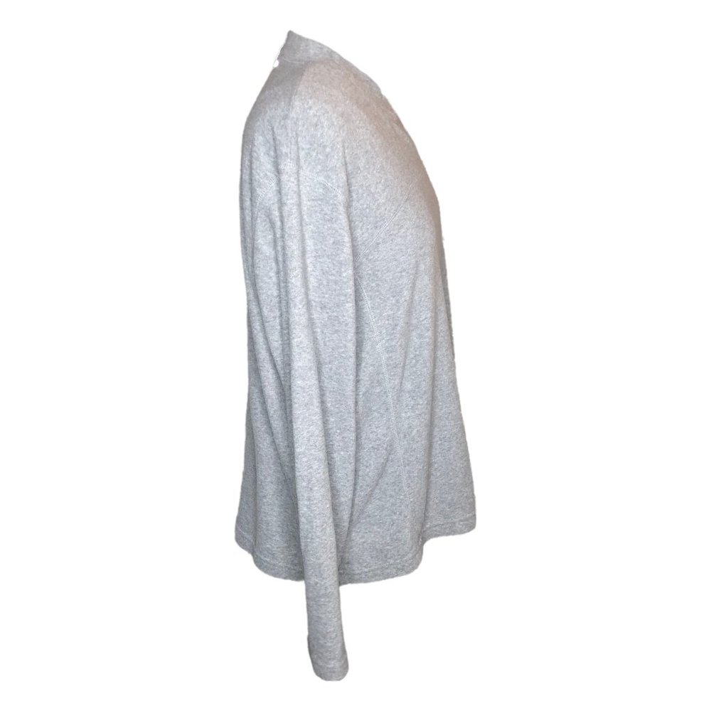 DKNY Gray Fleece Pullover - Picture 2 of 6
